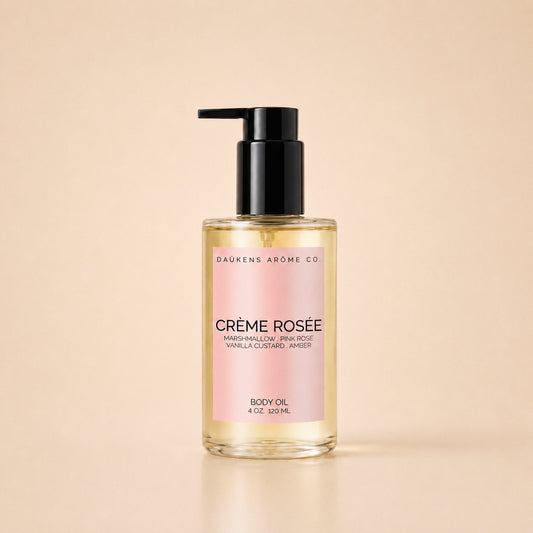 CRÈME ROSÉE BODY OIL (INSPIRED BY LOVE, DON’T BE SHY + DELINA EXCLUSIF)