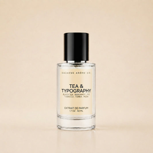 TEA & TYPOGRAPHY EXTRAIT (INSPIRED BY LE LABO'S THÉ NOIR 29*)